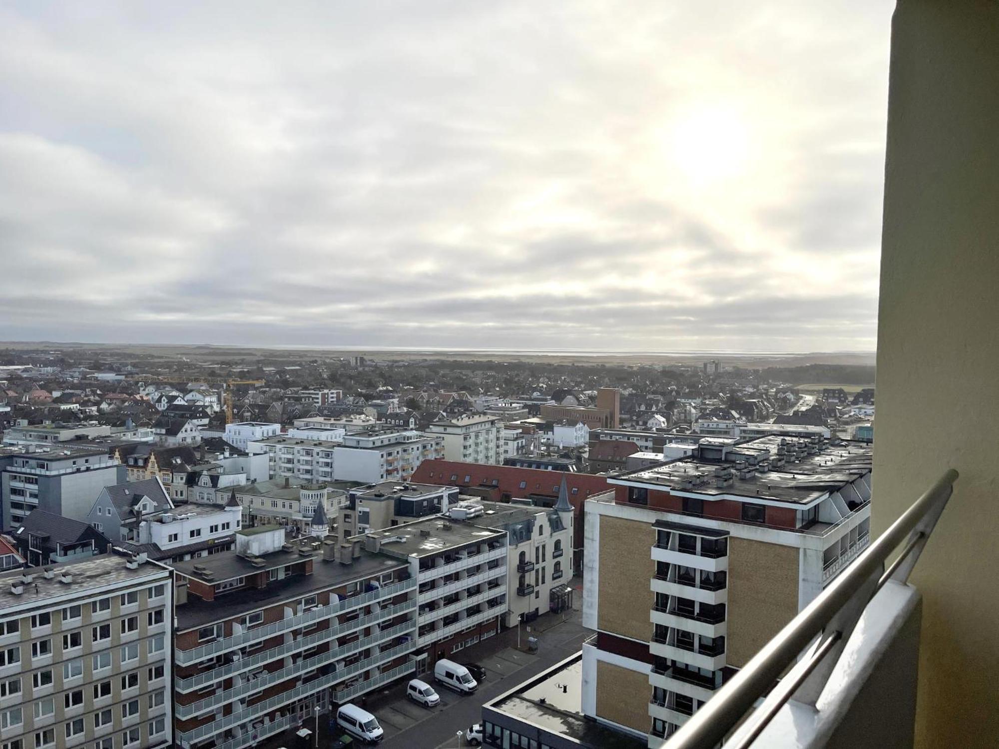Haus Metropol App 327 Mit Meerblick Und Cityblick 3 Balkone Westerland Exterior photo
